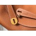 Hermes Lindy 26cm Bag In Gold Clemence Leather GHW