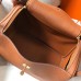Hermes Lindy 26cm Bag In Gold Clemence Leather GHW