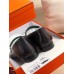 Hermes Paris Loafers In Noir Goatskin