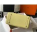 Hermes Birkin 30cm Bag In Jaune Poussin Clemence Leather GHW