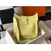 Hermes Evelyne III 29 PM Bag In Jaune Poussin Clemence Leather
