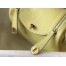 Hermes Lindy Mini Bag In Jaune Poussin Clemence Leather GHW