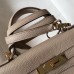 Hermes Kelly 28cm Bag In Argile Clemence Leather GHW
