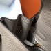 Hermes Kelly 28cm Bag In Argile Clemence Leather GHW