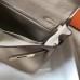 Hermes Kelly 28cm Bag In Argile Clemence Leather GHW