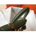 Hermes Kelly 28cm Bag In Canopee Clemence Leather GHW
