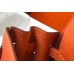 Hermes Kelly 28cm Bag In Orange Clemence Leather GHW