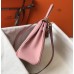 Hermes Kelly 28cm Bag In Pink Clemence Leather GHW
