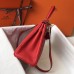 Hermes Kelly 28cm Bag In Red Clemence Leather GHW