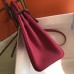 Hermes Kelly 28cm Bag In Rose Red Clemence Leather PHW