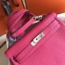Hermes Kelly 28cm Bag In Rose Red Clemence Leather PHW