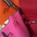 Hermes Kelly 28cm Bag In Rose Red Clemence Leather PHW