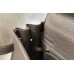 Hermes Kelly 28cm Bag In Taupe Grey Clemence Leather GHW