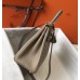 Hermes Kelly 28cm Bag In Gris Tourterelle Clemence Leather GHW