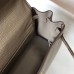 Hermes Kelly 28cm Bag In Gris Tourterelle Clemence Leather GHW