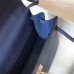 Hermes Kelly 28cm Bag In Blue Agate Epsom Leather GHW