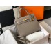 Hermes Kelly 28cm Bag In Gris Asphalt Epsom Leather GHW