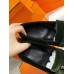 Hermes Paris Loafers In Dark Green Velvet
