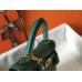 Hermes Kelly 28cm Bag In Vert Vertigo Epsom Leather GHW