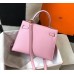 Hermes Kelly 28cm Bag In Mauve Sylvestre Epsom Leather GHW