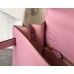 Hermes Kelly 28cm Bag In Mauve Sylvestre Epsom Leather GHW