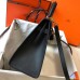 Hermes Kelly 28cm Bag In Black Epsom Leather GHW