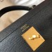 Hermes Kelly 28cm Bag In Black Epsom Leather GHW