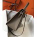 Hermes Kelly 28cm Bag In Taupe Grey Epsom Leather GHW