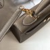 Hermes Kelly 28cm Bag In Taupe Grey Epsom Leather GHW