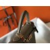 Hermes Kelly 28cm Bag In Taupe Grey Epsom Leather GHW