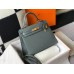 Hermes Kelly 28cm Bag In Vert Amande Epsom Leather GHW