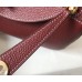 Hermes Lindy 30cm Bag In Bordeaux Clemence Leather GHW