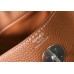 Hermes Lindy 30cm Bag In Gold Clemence Leather PHW