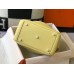 Hermes Lindy 30cm Bag In Jaune Poussin Clemence Leather GHW