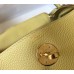 Hermes Lindy 30cm Bag In Jaune Poussin Clemence Leather GHW