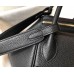 Hermes Lindy 30cm Bag In Black Clemence Leather GHW