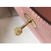Hermes Lindy 30cm Bag In Pink Clemence Leather GHW