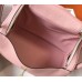 Hermes Lindy 30cm Bag In Pink Clemence Leather GHW