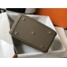 Hermes Lindy 30cm Bag In Taupe Clemence Leather GHW