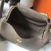 Hermes Lindy 30cm Bag In Taupe Clemence Leather GHW