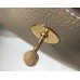 Hermes Lindy 30cm Bag In Gris Tourterelle Clemence Leather GHW