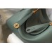 Hermes Lindy 30cm Bag In Vert Amande Clemence Leather GHW