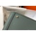 Hermes Lindy 30cm Bag In Vert Amande Clemence Leather GHW