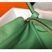 Hermes Lindy 30cm Bag In Vert Criquet Clemence Leather GHW