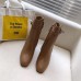 Hermes Camel Joueuse Ankle Boots