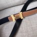 Hermes Mini Constance 24mm Reversible Belt Black/Gold