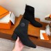 Hermes Volver 60 Ankle Boot In Black Knit