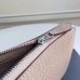 Hermes Grey Clemence Azap Zipped Wallet