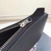 Hermes Black Clemence Azap Zipped Wallet