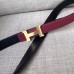 Hermes Mini Constance 24mm Reversible Belt Black/Ruby